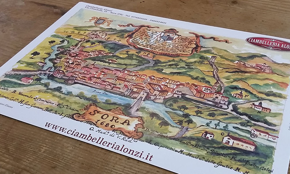 Cartografia storica, Sora 1960